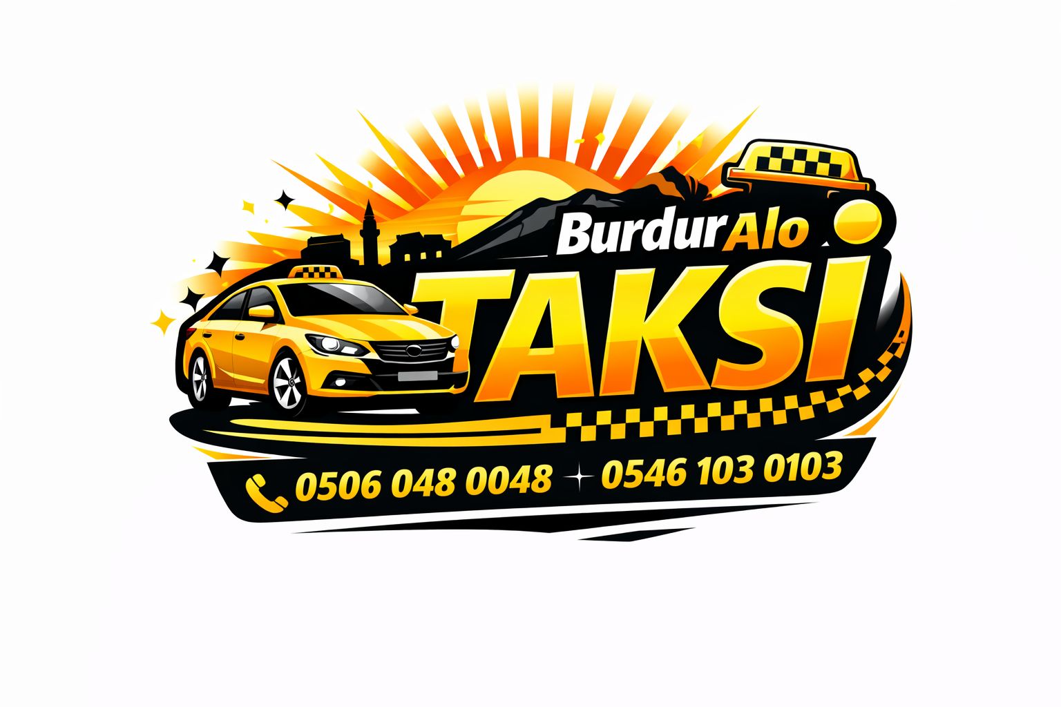 Burdur Merkez Taksi Durakları